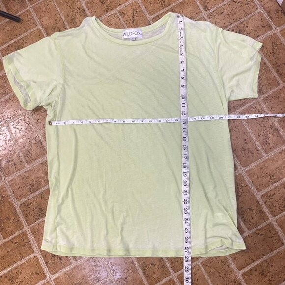 Wildfox Green Oversized Short Sleeve Top - Picture 9 of 9